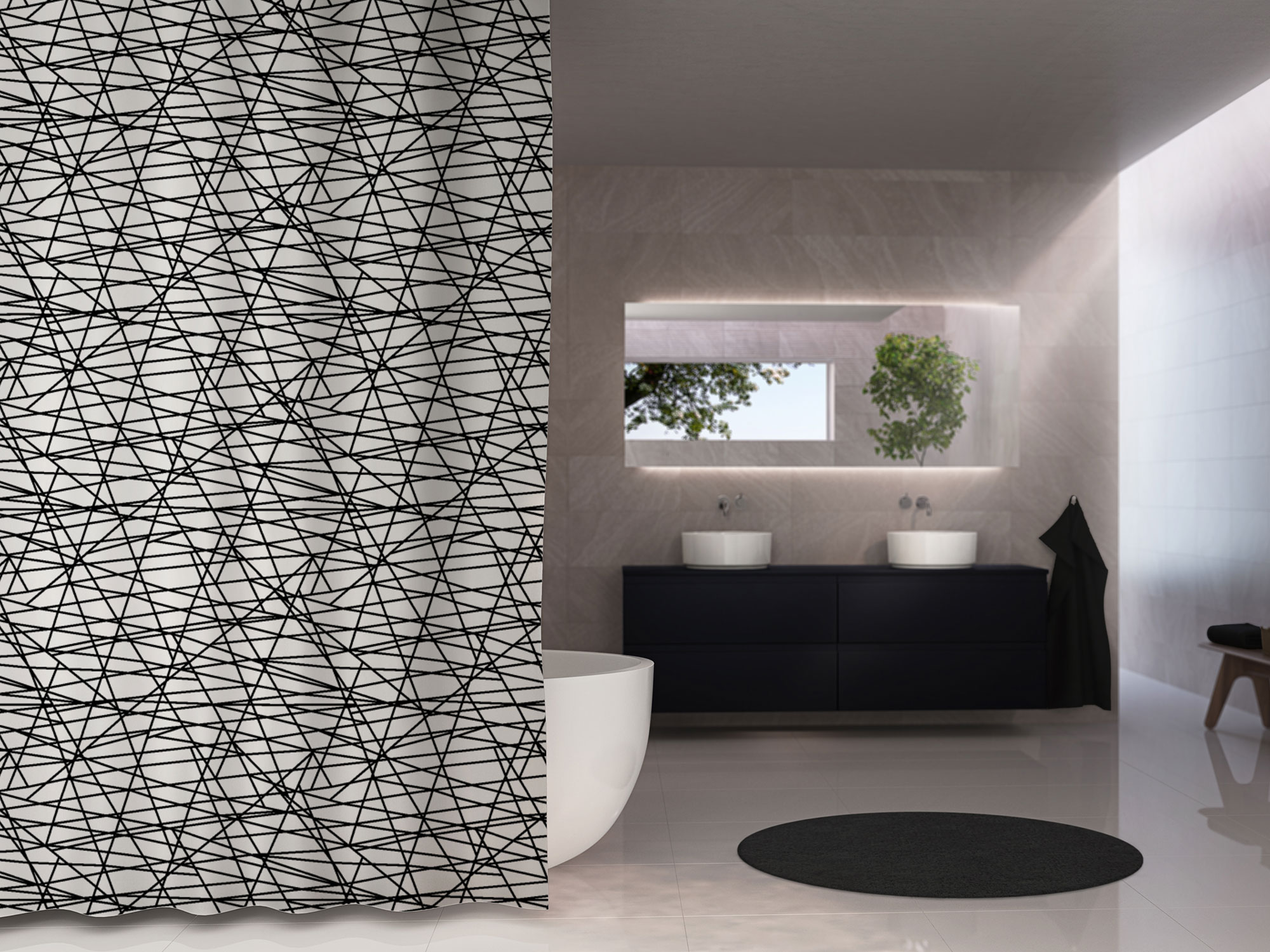 Criss-Cross badeforhæng