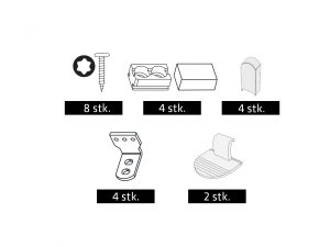 Kitsæt til Flex plisségardin Kitsæt til Flex plisségardin